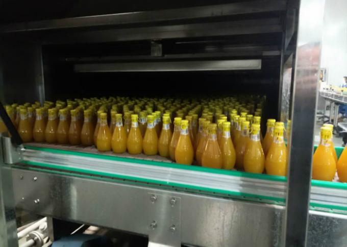 Vegetable / Fruit Beverage Production Line , Bottling Production Line Energy Saving