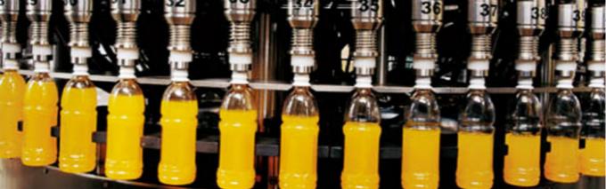 Fruit Juice Beverage Production Line Packing Conveyor Systems High Efficiency