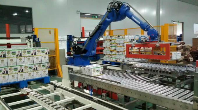 Less Human Power Robotic Packaging Machinery Food Fruit / Vegetable Industry Applied