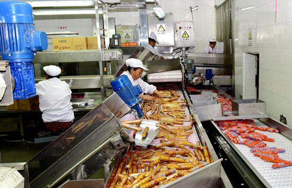 Ham Sausage Production Line / Processing Line Hot Dog Salami Processing System