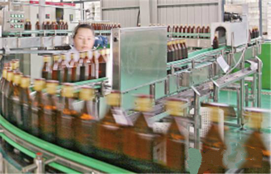 Brewing Rice Wine Production Line Glass Bottles Intelligent PLC Control System