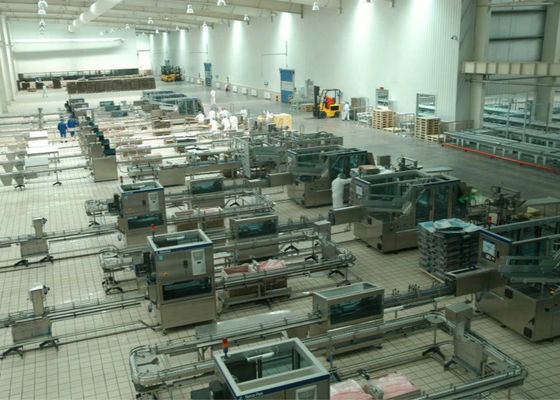China Pillow - Shape Packaged Dairy Production Line , Milk Products Manufacturing Machines supplier