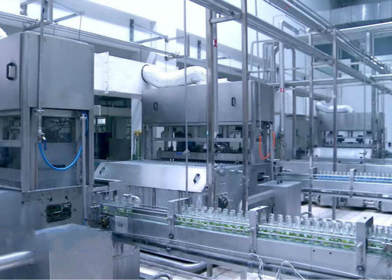China Glass Bottle Dairy Production Line , Milk Production Plant Equipment Long Service Life supplier