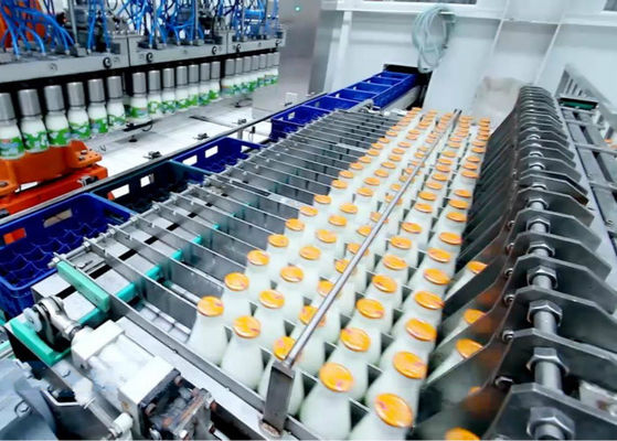 China PE Bottle Small Scale Yogurt Processing Equipment Full / Semi Auto Operation supplier