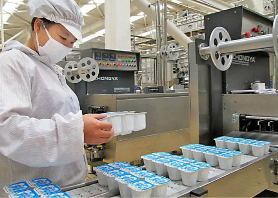 China Plastic Cup Dairy Production Line , Yogurt Production Line Equipment Lactic Acid Bacteria supplier