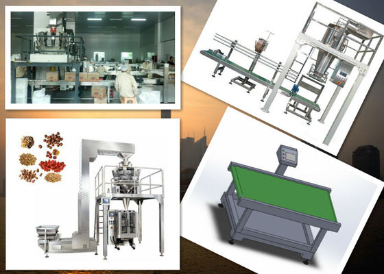 China Industrial Automated Packaging Equipment Multihead Weighing Metal Frame supplier