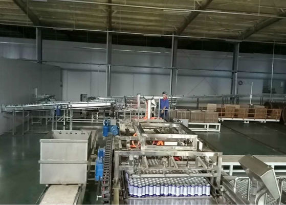 China High Speed Automatic Palletizer Machine Can Depalletizer PLC Control System supplier
