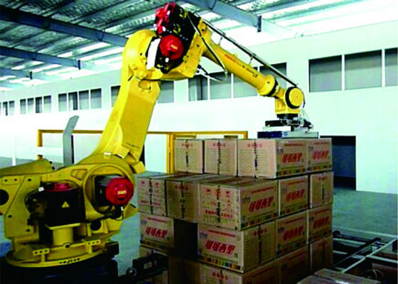 China Beverage Industry Robotic Packaging Machinery , Packaging Robots Higher Level Safety supplier