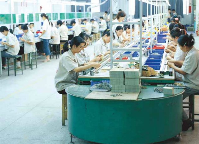 Electronic Components Automated Production Line , Assembly Line Equipment Durable