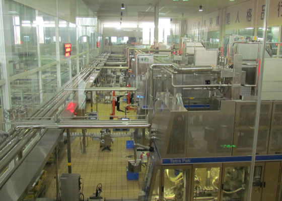 China Automated Dairy Milk Production Line Packing Conveyor Systems supplier