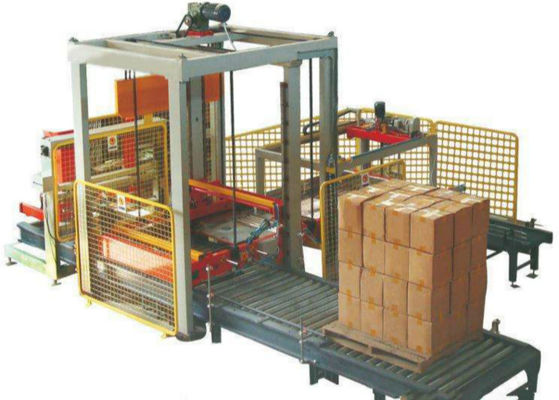 China Low Position Automatic Palletizer Machine , Auto Carton Palletizer Whole Stack Output  supplier