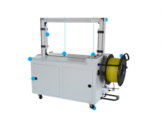 China Carton Automatic Box Strapping Machine , Industrial Packaging Strapping Machine supplier