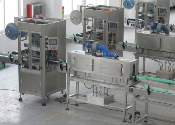 China Bottles / Jar Automated Packaging Machine , Heat Shrink Sleeve Labeling Machine supplier