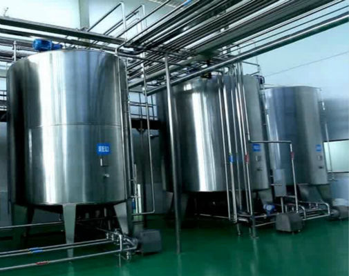 Vegetable / Fruit Beverage Production Line Full / Semi Auto Operation 12 Months Warranty supplier